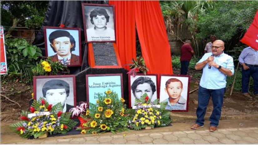 Conmemoran 43 años de los Héroes y Mártires del 20 de junio en El Viejo