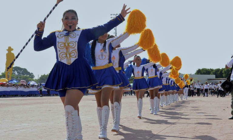 Inician fiestas patrias, con desfile en malecon de Managua ante autoridades del Gobierno.. Managua 19 de agosto del 2017.  Foto LA PRENSA /Manuel Esquive