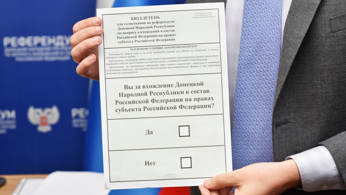 Comienzan los referéndums en Donbass, Jersón y Zaporozhie para unirse a Rusia