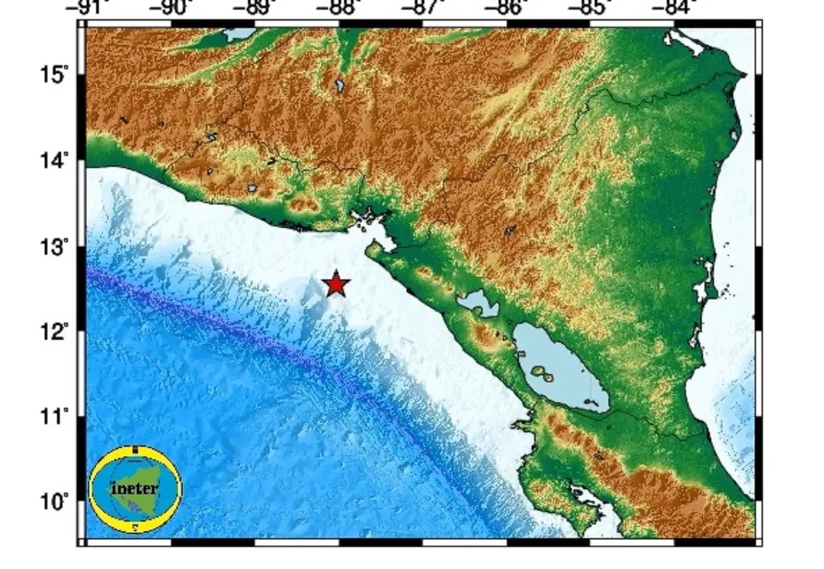 Sismo de magnitud 5.3 sacude Nicaragua, Honduras y El Salvador