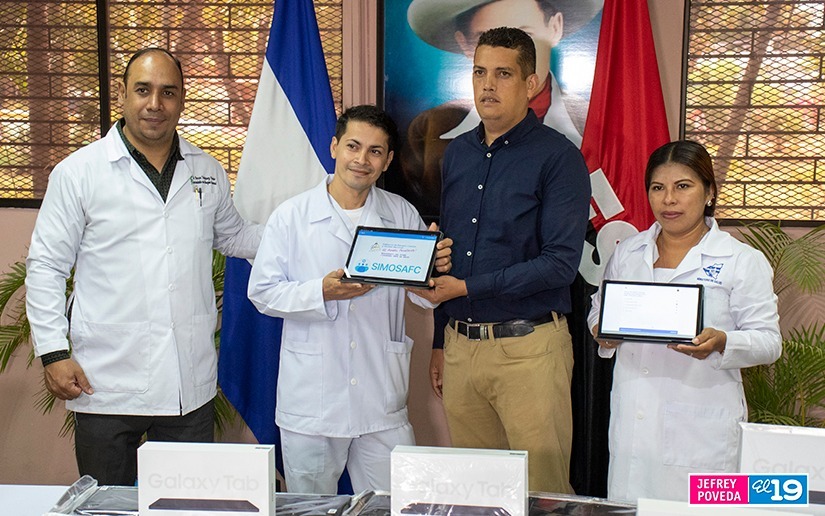 MINSA entrega 1,200 tablets a centros de salud de Nicaragua