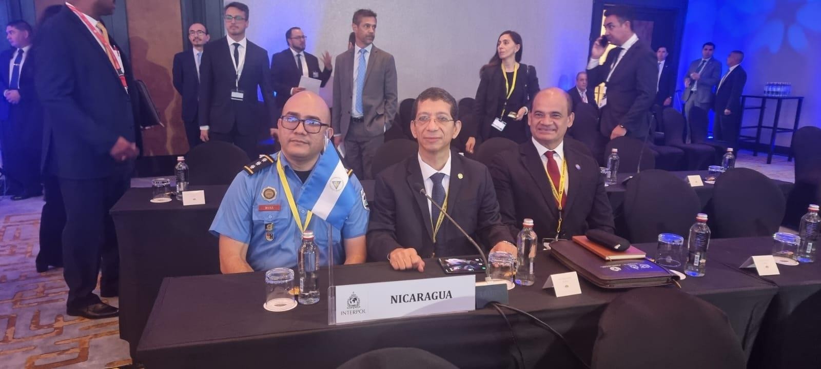 Nicaragua participó en la XXV Conferencia Regional de INTERPOL en Chile
