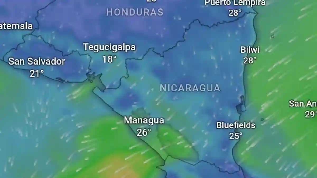 Ambiente caluroso y lluvias se esperan para este viernes en Nicaragua