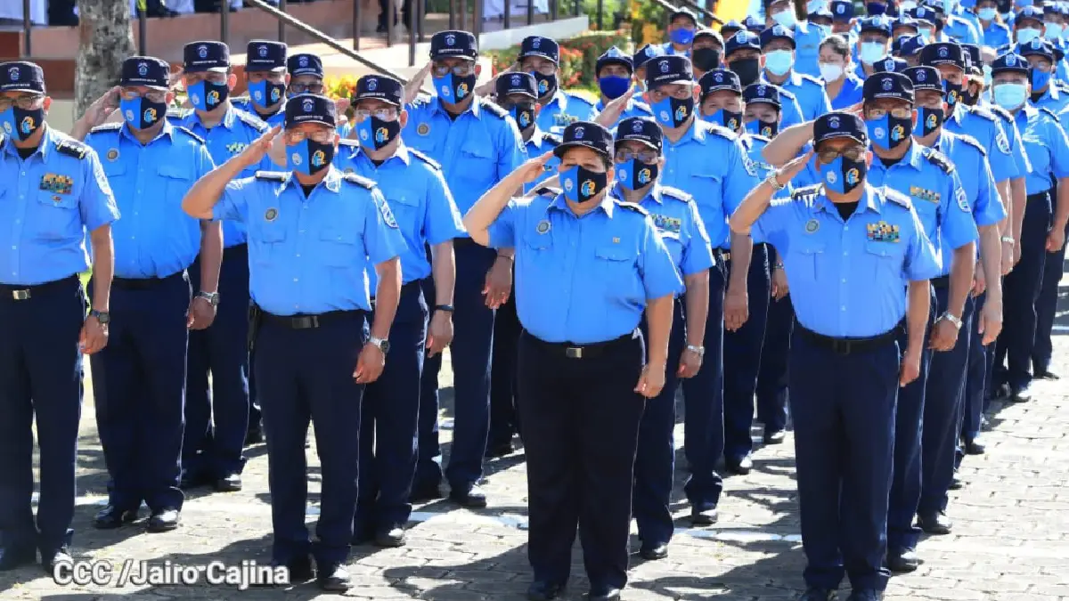 SALUDÁNDONOS POLICÍA SANDINISTA, POLICÍA NACIONAL