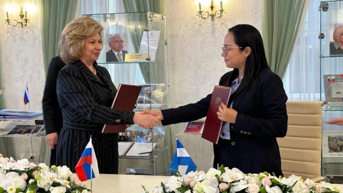 Nicaragua y Rusia firman Memorándum fortaleciendo cooperación en Derechos Humanos