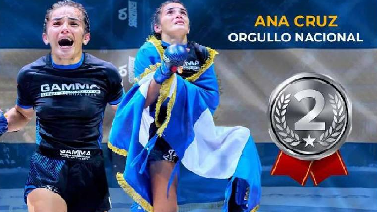 Ana Cruz, Orgullo de Nicaragua: Medalla de Oro y Plata en el Mundial de MMA