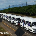 Llegan a Managua 300 nuevos microbuses para fortalecer el transporte colectivo