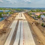 Avanza la construcción de la Pista Héroes y Mártires de la Insurección en Managua