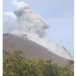 Volcán Telica registra pequeñas exhalaciones de gases y vapor de agua