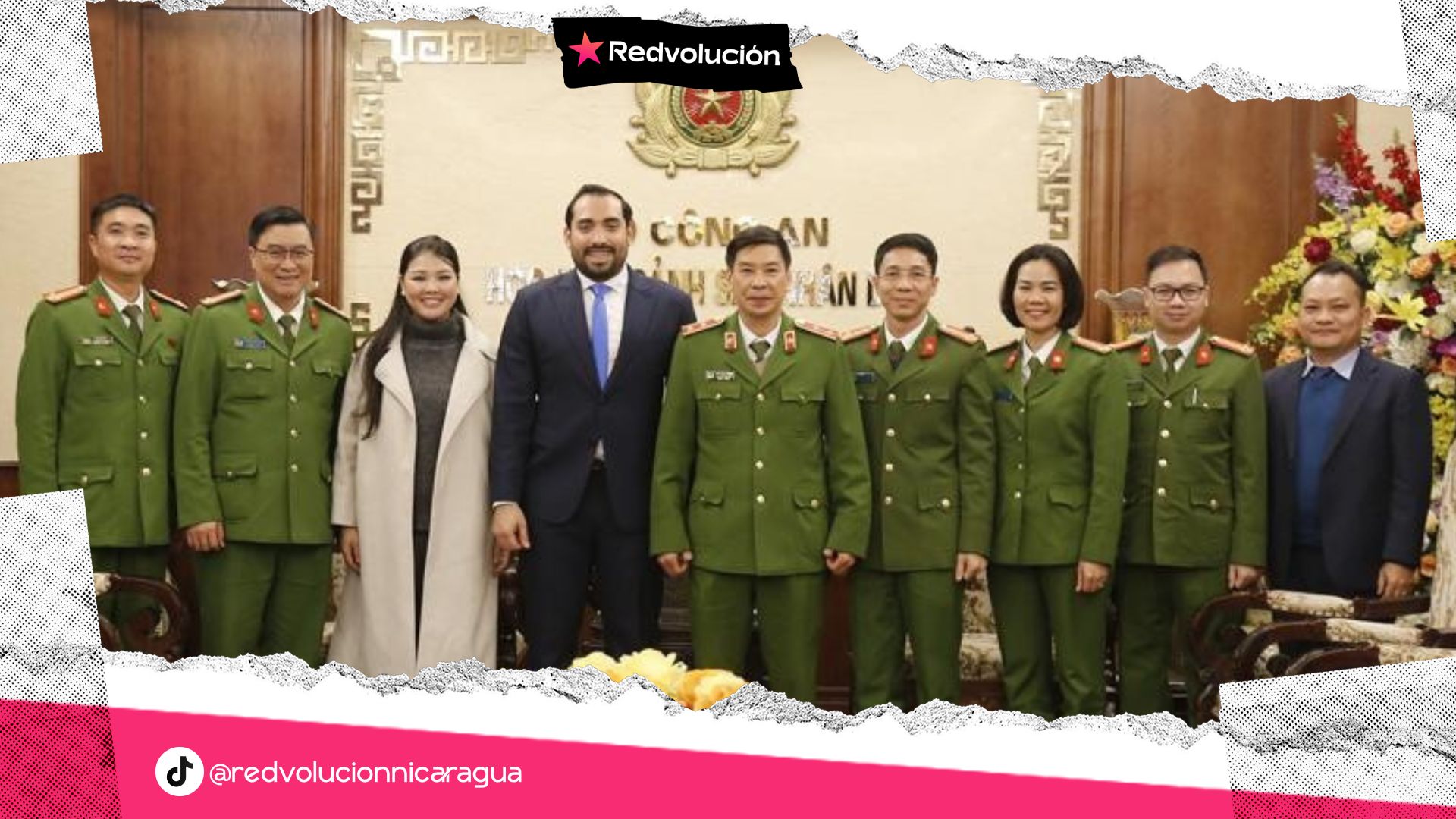 Compañero Mario Armengol, embajador de Nicaragua en Vietnam, visita academia de Policía Popular de Vietnam