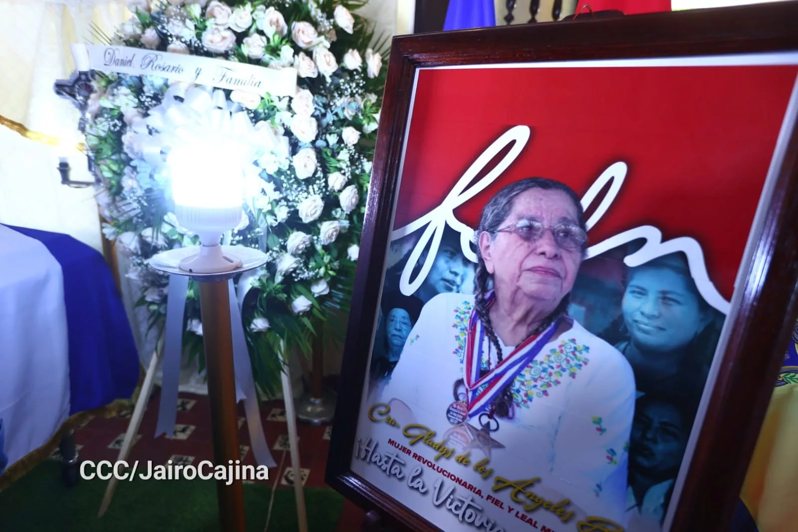 Comandante Guerrillera Gladys Baez en sus funerales (14)