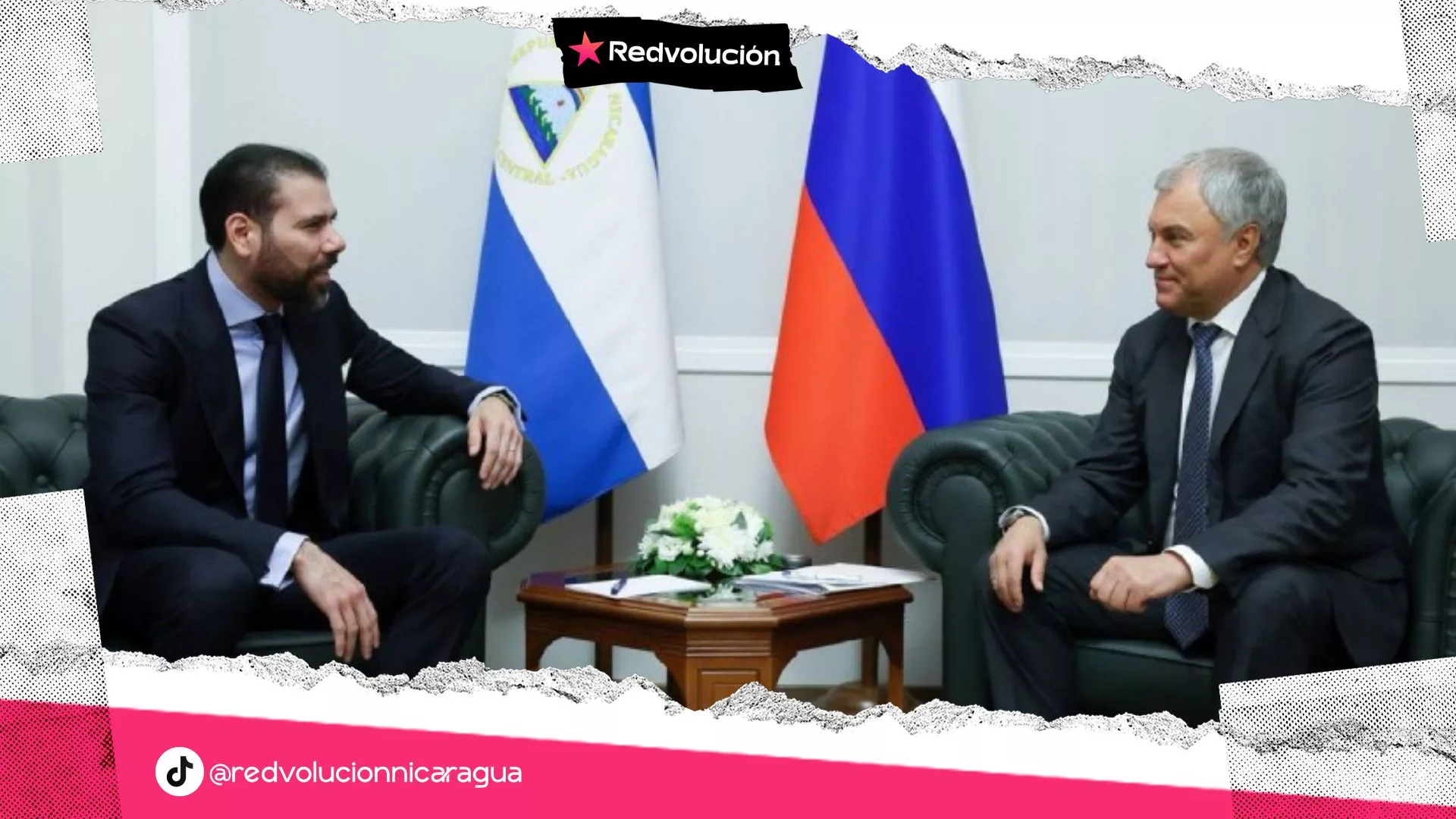 Compañero Laureano Ortega sostiene encuentro fraternal con el Presidente de la Duma Estatal de la Federación de Rusia