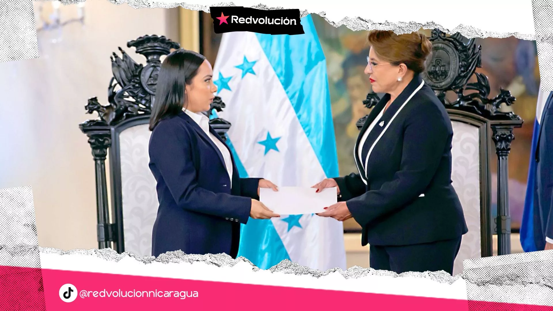Presentamos Cartas Credenciales en Honduras