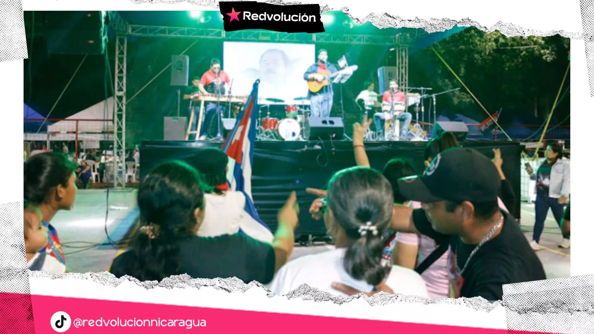 Familias de San Antonio en Managua celebran con orgullo la víspera del 46/19