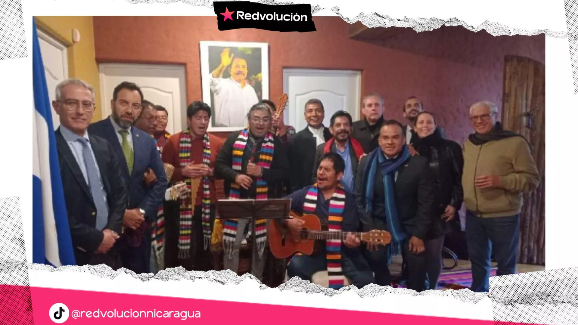 Embajada de Nicaragua en Bolivia festeja acto en conmemoración del 46/19