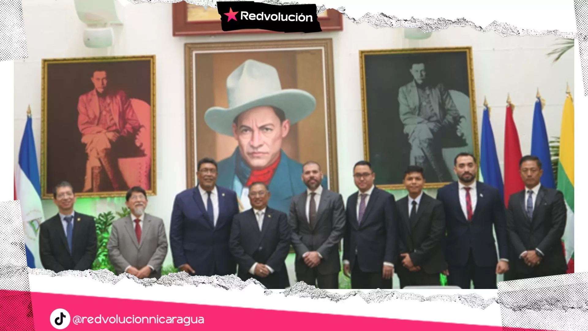 Cancillería nicaragüense recibe delegación de alto nivel de Myanmar en el 46/19