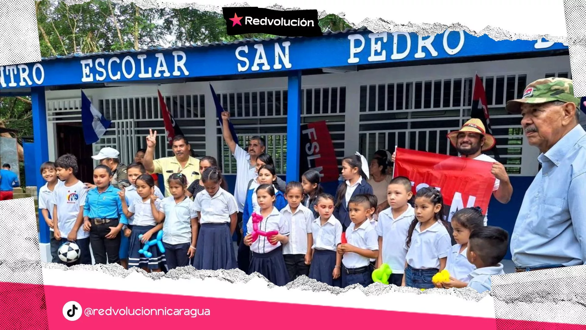 INAUGURAN ESCUELA COMUNIDAD SAN PEDRO SACAL,BOACO