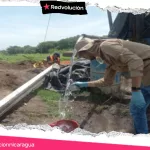 Avanza en 85% la construcción del sistema de agua potable en Santa Cruz y San Cristóbal, Chinandega