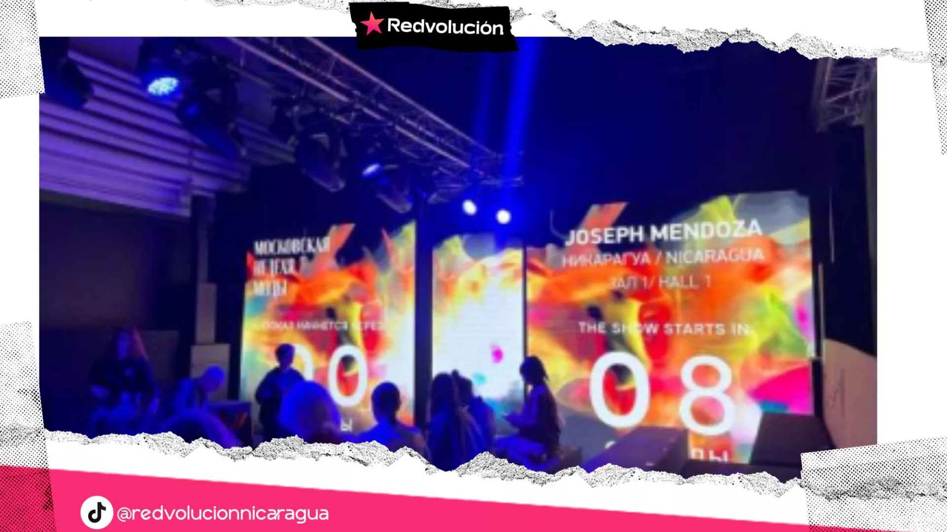 Diseñador Joseph Mendoza encabeza desfile en la Semana de la Moda de Moscú