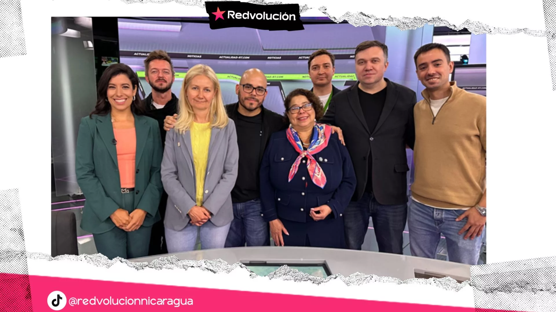 Delegación de Nicaragua realiza visita oficial a medios RT en Español y Sputnik en Rusia