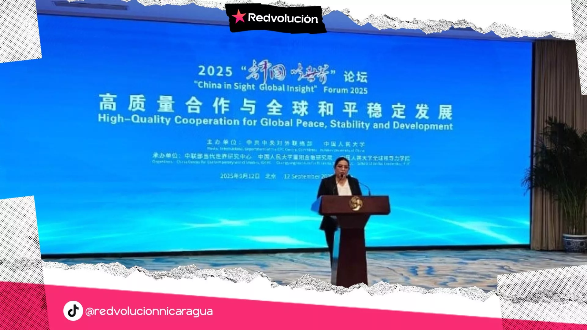 Delegación nicaragüense asiste al Foro Global del Conocimiento de China 2025