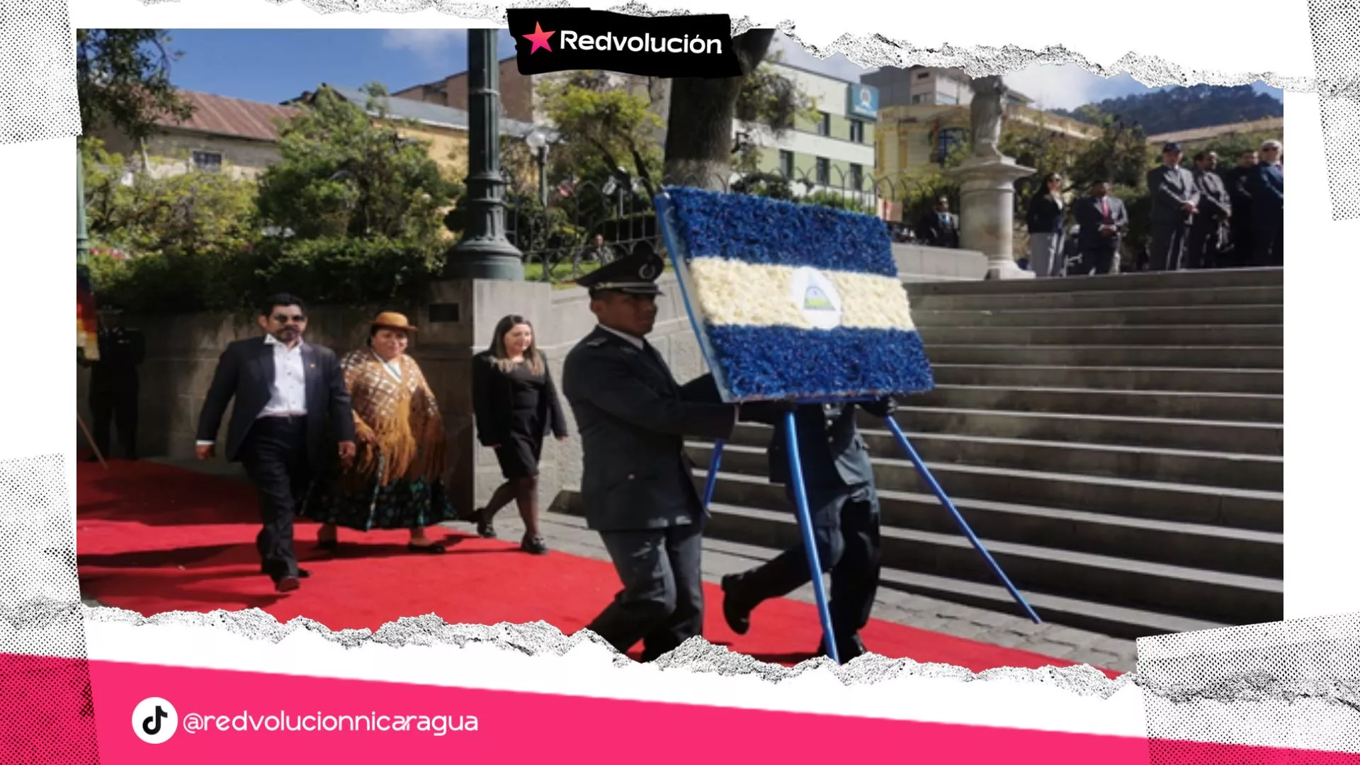 Delegación Nicaragüense Celebra en Bolivia el 204 Aniversario de la Independencia de Nicaragua