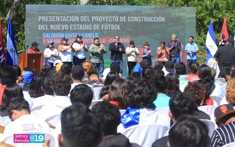 Nicaragua avanza en el deporte con la presentación del nuevo Estadio de Fútbol en Catarina