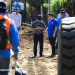 Autoridades municipales constatan progreso de obras viales en Villa Libertad