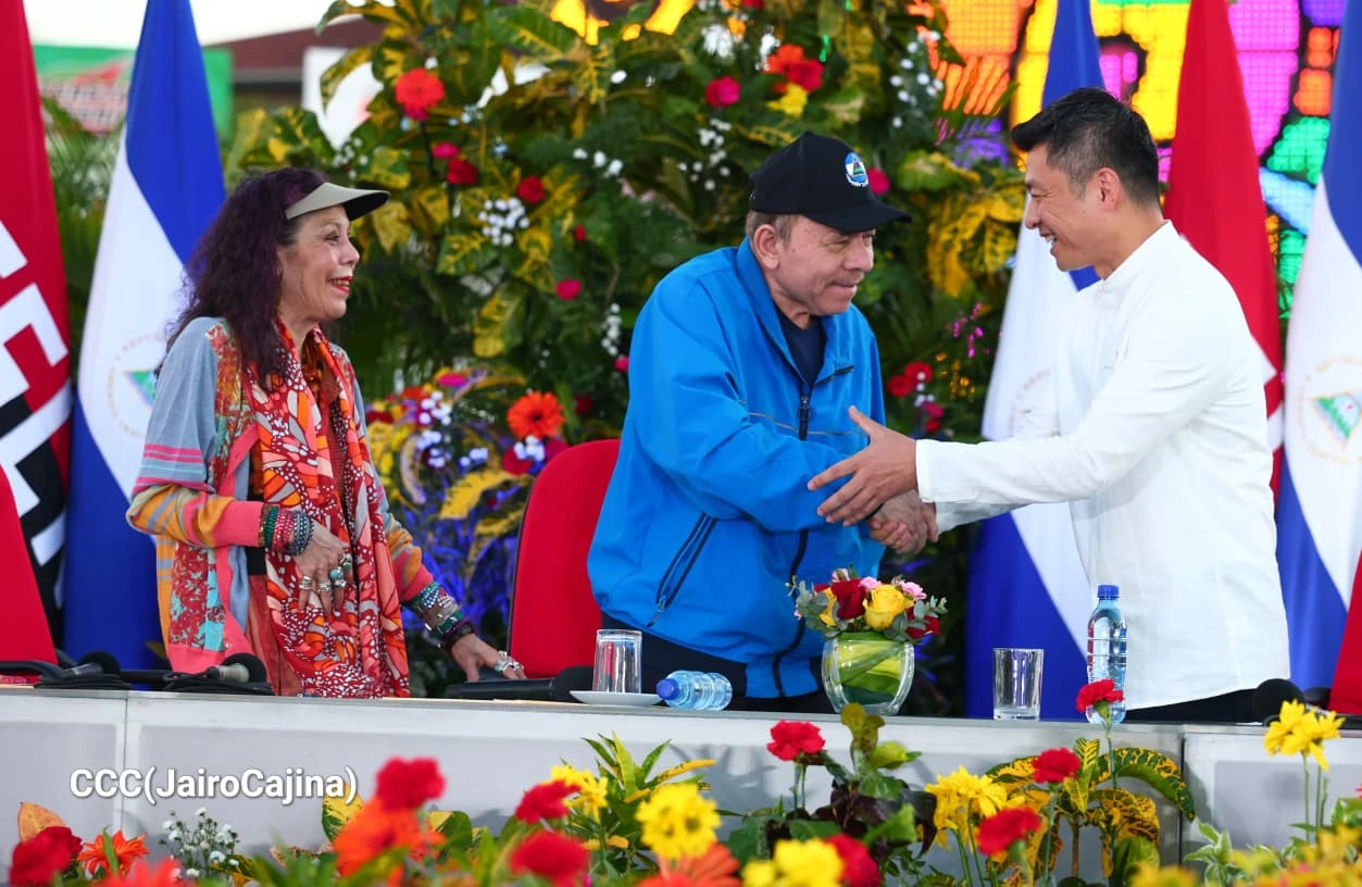 Comandante Daniel Ortega: Resalta el compromiso de la República Popular China con la paz y la hermandad entre los pueblos