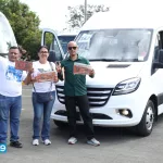 Modernos microbuses Yutong son entregados a transportistas de Nicaragua