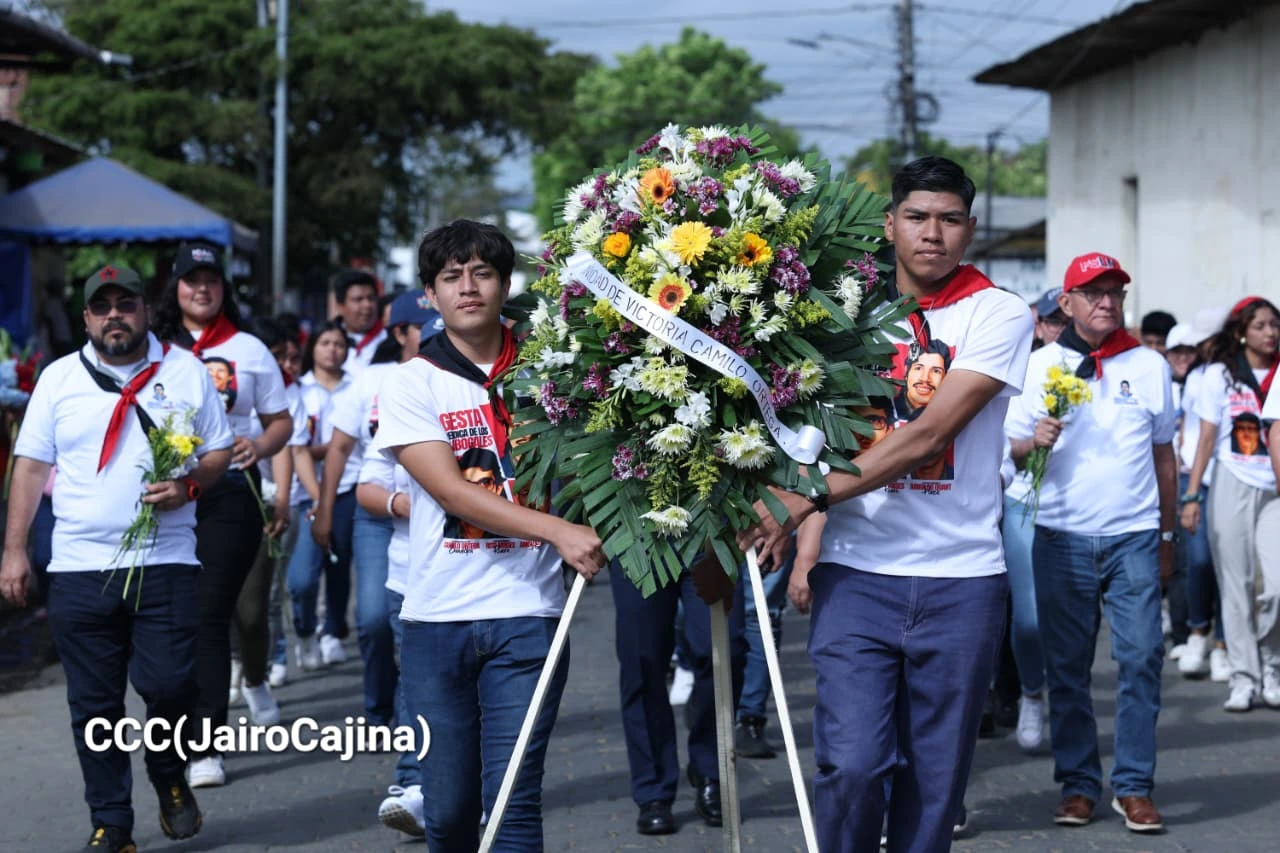 Masaya rinde eterno homenaje a los Héroes y Mártires de Los Sabogales