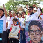 Juventud Sandinista conmemora natalicio de Leonel Rugama con ofrenda floral