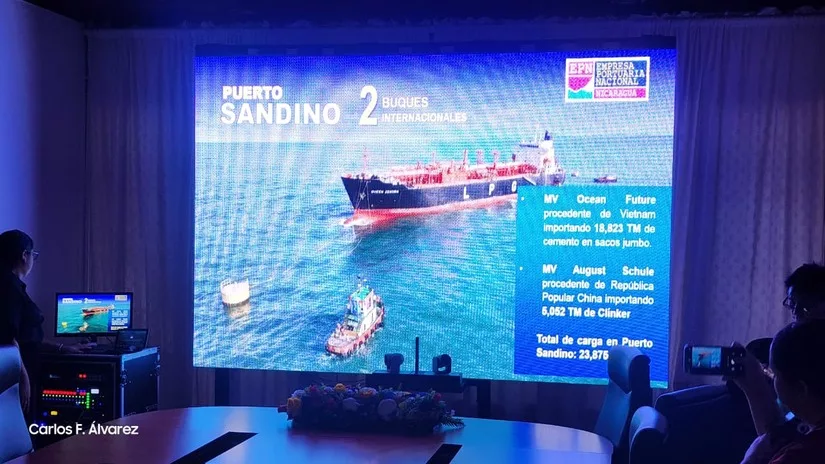 Puertos de Nicaragua superan las 90 mil toneladas métricas movilizadas