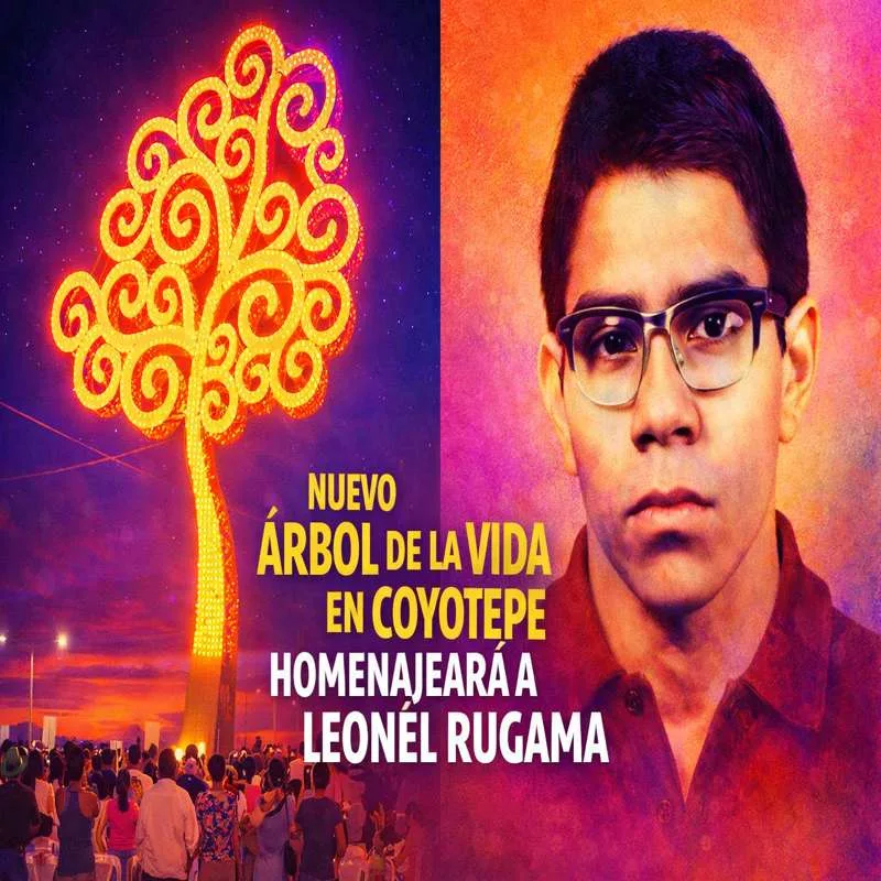 Copresidenta anuncia nuevo Árbol de la Vida en Coyotepe por el 77 natalicio de Leonel Rugama