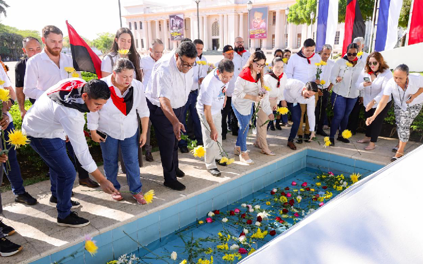 Desde la Plaza de la Revolución, Nicaragua honra el legado de Tomás Borge Martínez
