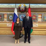 Compañera Alba Torres representa a Nicaragua en Foro Belaruso-Latinoamericano