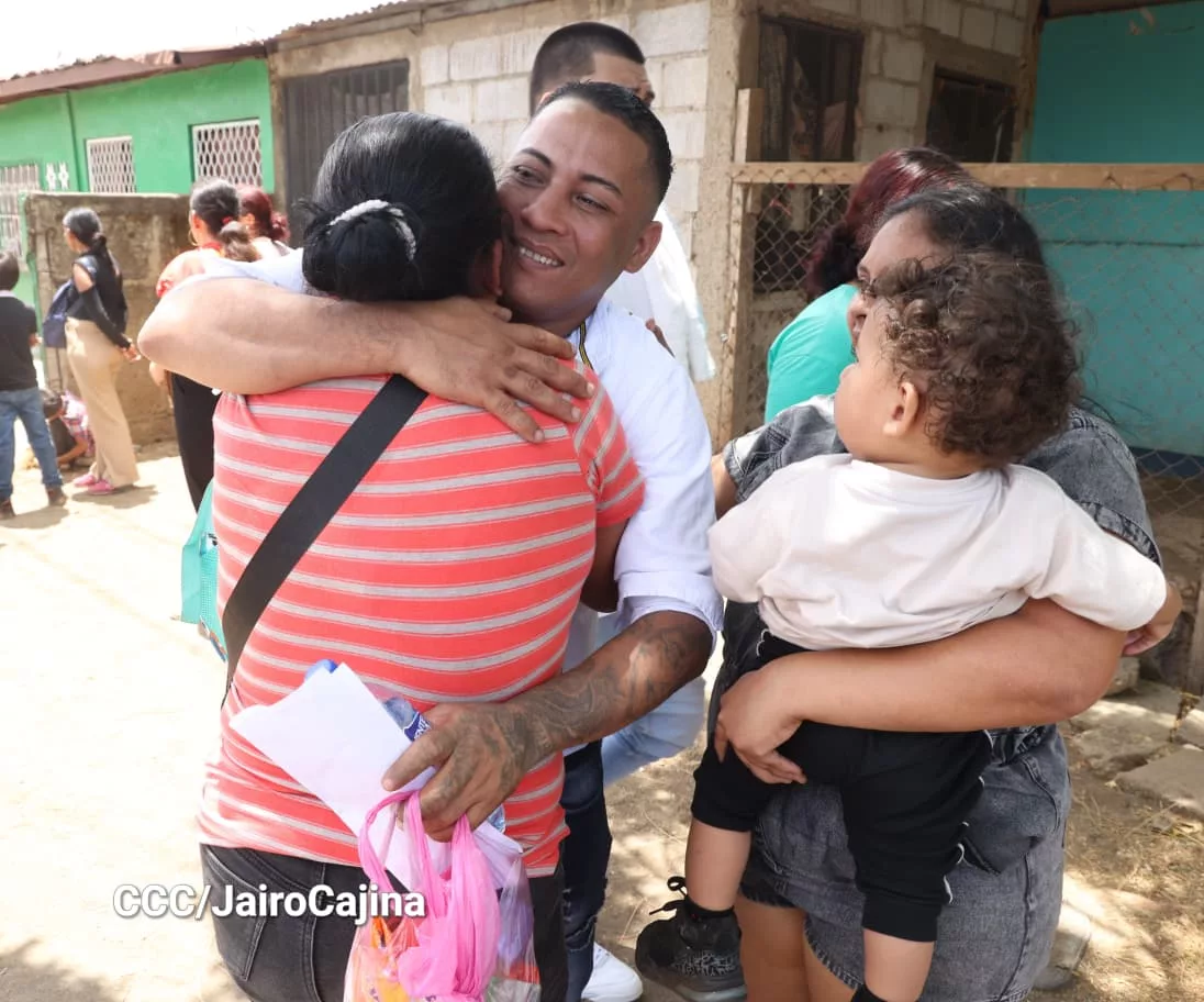Gobierno Sandinista concede beneficio de convivencia familiar a 1,200 privados de libertad