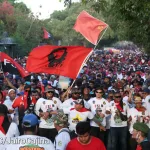 Miles de nicaragüenses en caminatas celebran el Día Nacional de la Paz en todo el país