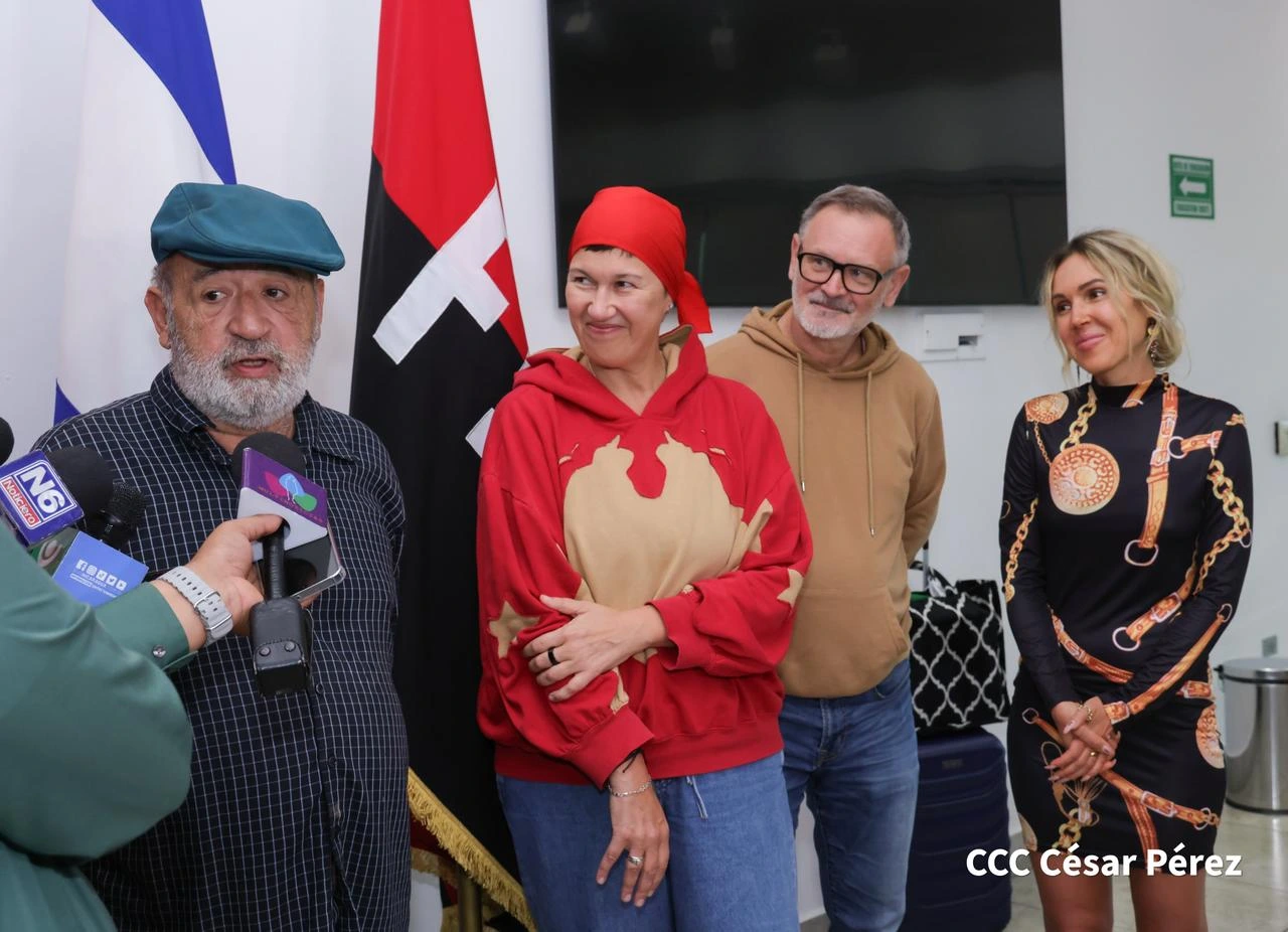 Delegación rusa de la productora “Nuevas Personas” llega a Nicaragua para festival de cine de guerra por el Día de la Victoria