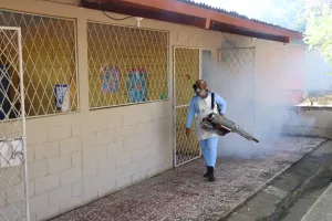 Refuerzan lucha contra el dengue con jornada antiepidémica en barrio Germán Pomares