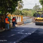 Nuevas calles pavimentadas transforman la vida de familias en el barrio Camilo Ortega