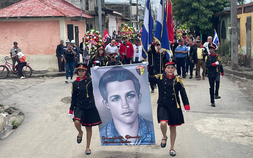 Militancia sandinista de Diriamba honra el legado inmortal de Ricardo Morales Avilés en su 87 natalicio