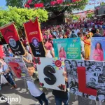 San Judas se desborda en caminata conmemorativa del 47 aniversario del Repliegue a El Vapor