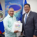 Primer Ministro de Belice recibe al Canciller de Nicaragua, Valdrack Jaentschke