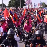 Caravana Motorizada reafirma la paz y la unidad en homenaje al Repliegue Táctico a Masaya
