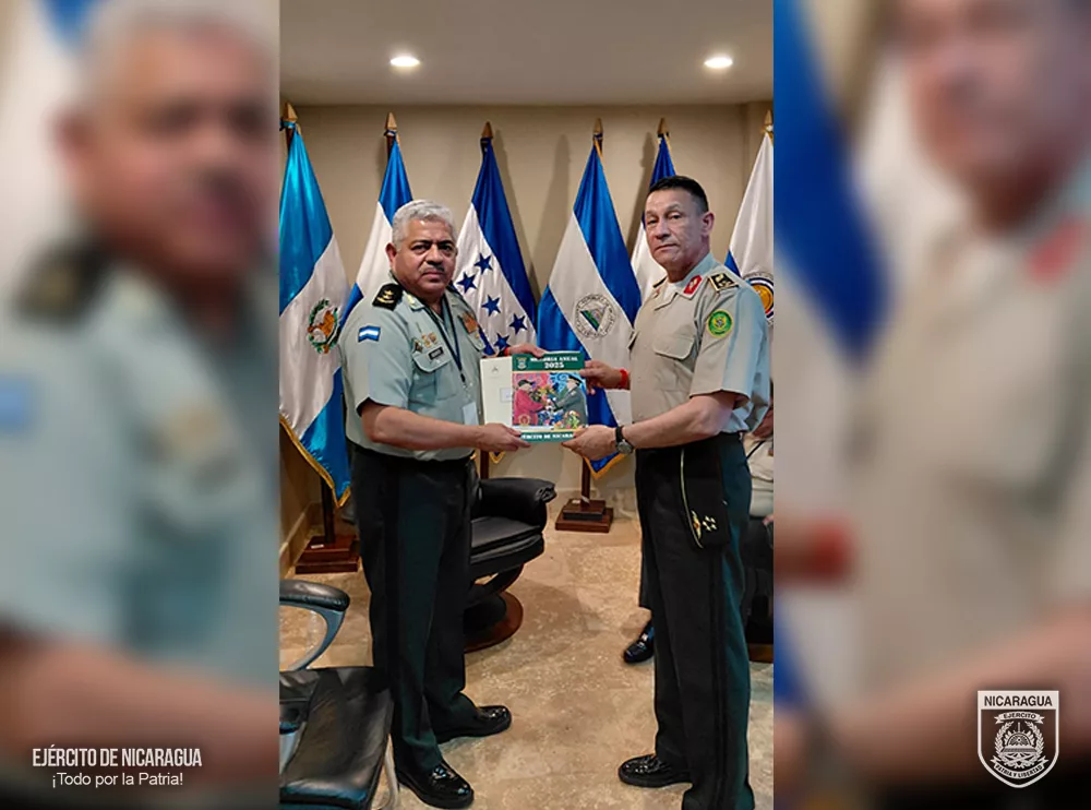 Ejército de Nicaragua participa en la LXVI Reunión Ordinaria del Comité Ejecutivo de la CFAC en Honduras
