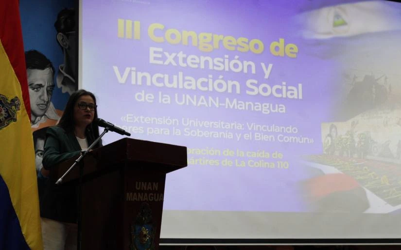 UNAN-Managua inaugura Tercer Congreso de Extensión y Vinculación Social en homenaje a los Héroes y Mártires de la Colina 110