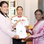 Embajadora Nadeska Cuthbert se acredita oficialmente ante la República de la India