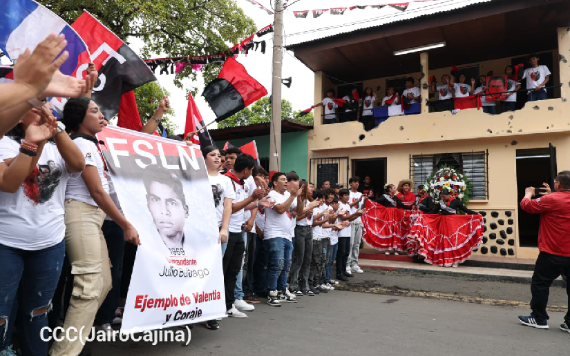 Copresidenta Rosario Murillo honra la memoria del Comandante Julio Buitrago