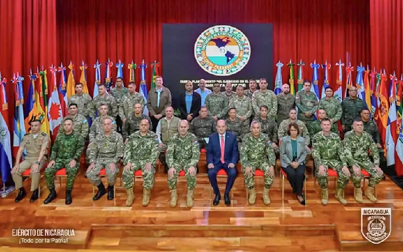 Participación del Ejército de Nicaragua en la Fase de Planeamiento del Ejercicio en el Terreno “Operación Py’a Guapy”